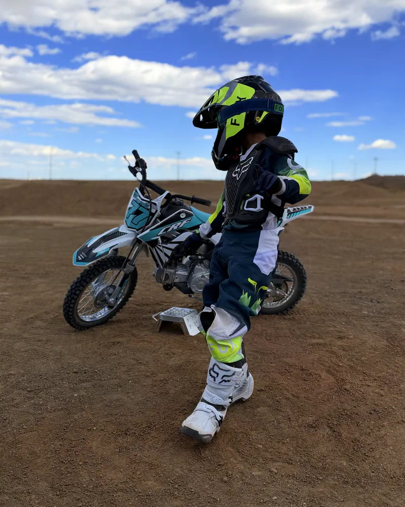Kapakū with his bike